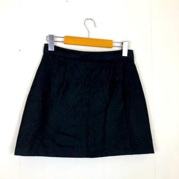 NWT Zara Wool Mini Skirt XS - Picture 2 of 6